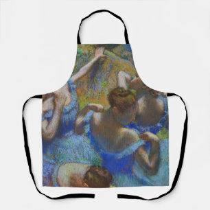 Degas Blue Dancers Pastel Fine Art Masterpiece Apron
