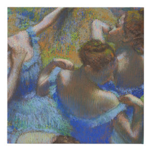 Degas Blue Dancers Pastel Fine Art Masterpiece Faux Canvas Print