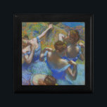 Degas Blue Dancers Pastel Fine Art Masterpiece Gift Box<br><div class="desc">Bring home a piece of art history with this beautiful print of Edgar Degas' The Blue Dancers from circa 1897. This captivating pastel masterpiece is renowned for its vibrant shades of blue and its sense of rhythmic motion. Degas, a master of movement and light, captures four ballerinas in a candid...</div>