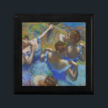 Degas Blue Dancers Pastel Fine Art Masterpiece Gift Box<br><div class="desc">Bring home a piece of art history with this beautiful print of Edgar Degas' The Blue Dancers from circa 1897. This captivating pastel masterpiece is renowned for its vibrant shades of blue and its sense of rhythmic motion. Degas, a master of movement and light, captures four ballerinas in a candid...</div>