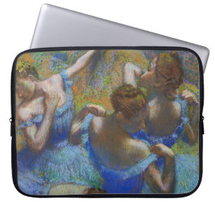 Degas Blue Dancers Pastel Fine Art Masterpiece Laptop Sleeve