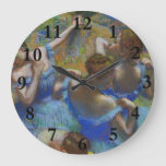 Degas Blue Dancers Pastel Fine Art Masterpiece Large Clock