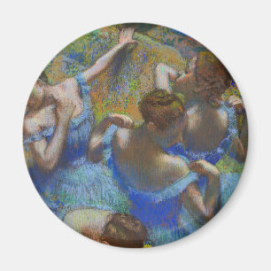 Degas Blue Dancers Pastel Fine Art Masterpiece Magnet