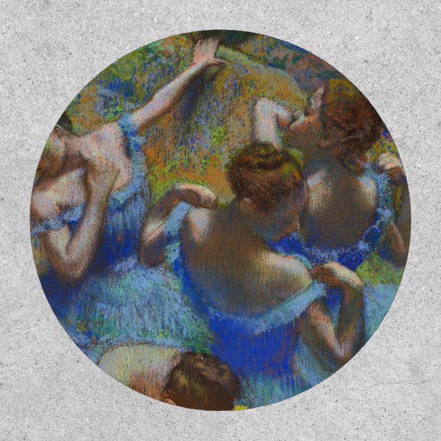 Degas Blue Dancers Pastel Fine Art Masterpiece Patch (Front)