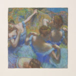 Degas Blue Dancers Pastel Fine Art Masterpiece Scarf<br><div class="desc">Bring home a piece of art history with this beautiful print of Edgar Degas' The Blue Dancers from circa 1897. This captivating pastel masterpiece is renowned for its vibrant shades of blue and its sense of rhythmic motion. Degas, a master of movement and light, captures four ballerinas in a candid...</div>
