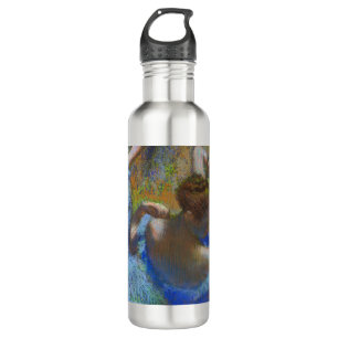 Degas Blue Dancers Pastel Fine Art Masterpiece Stainless Steel Water Bottle