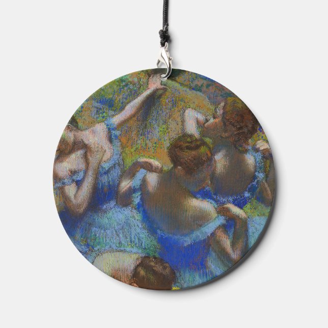 Degas Blue Dancers Pastel Fine Art Masterpiece Wind Chime (Front)