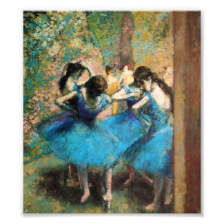 Degas Blue Dancers Photo Print
