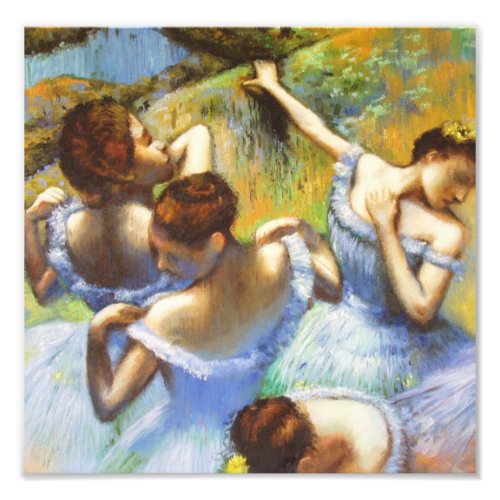 Degas Blue Dancers Photo Print