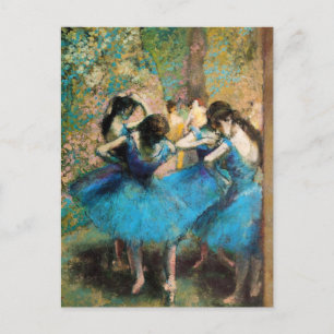 Degas Blue Dancers Postcard