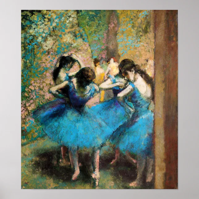 Degas Blue Dancers Poster | Zazzle