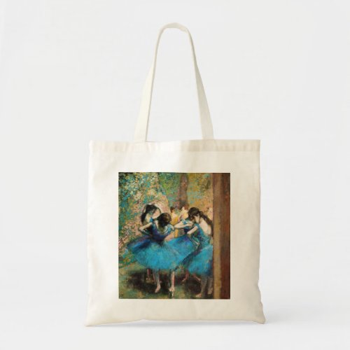 Degas Blue Dancers Tote Bag