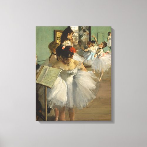 Degas Dance Class Ballet Dancers Ballerina Art Canvas Print