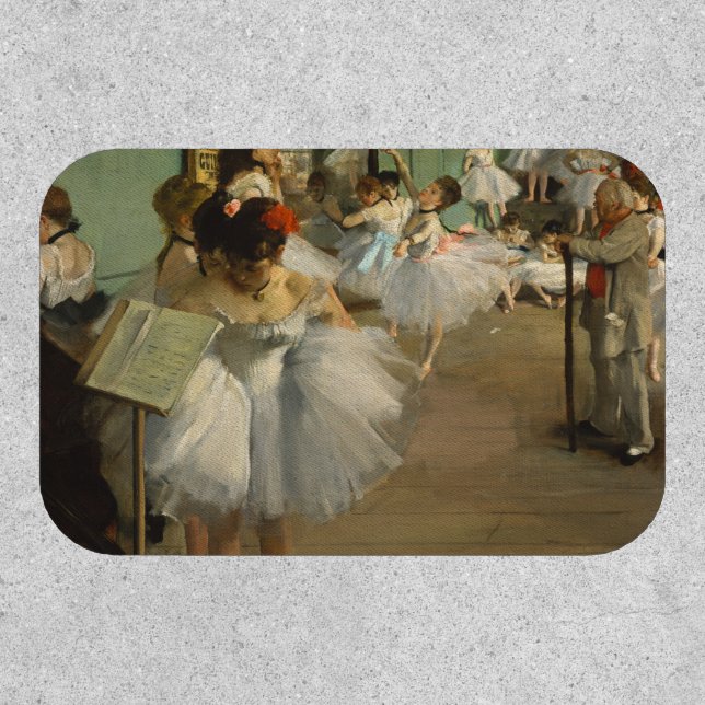Degas Dance Class Ballet Dancers Ballerina Art Patch (Front)