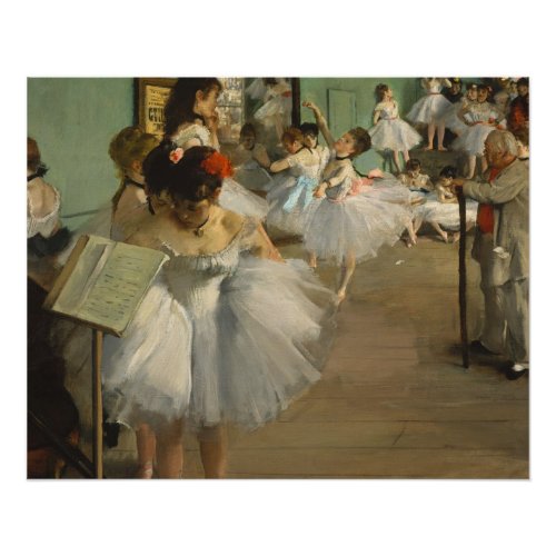 Degas Dance Class Ballet Dancers Ballerina Art Poster