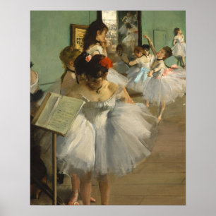 Degas Dance Class Ballet Dancers Ballerina Art Poster