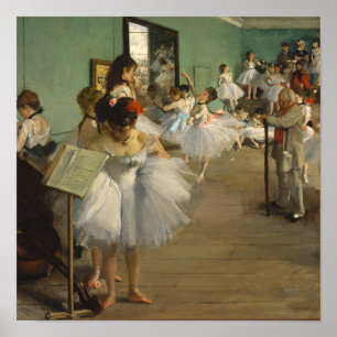 Degas Dance Class Ballet Dancers Ballerina Art Poster