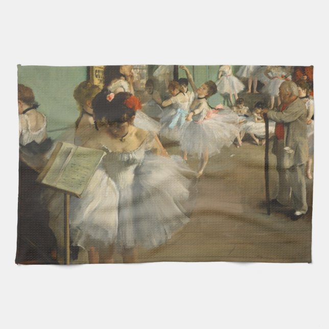 Degas Dance Class Ballet Dancers Ballerina Art Towel (Horizontal)