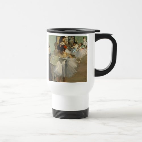 Degas Dance Class Ballet Dancers Ballerina Art Travel Mug