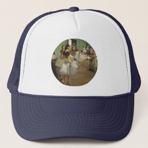 Degas Dance Class Ballet Dancers Ballerina Art Trucker Hat