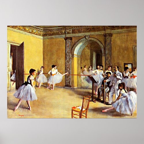 Degas _ Dance Class Poster