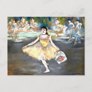 Degas - Dancer with a Bouquet Postcard