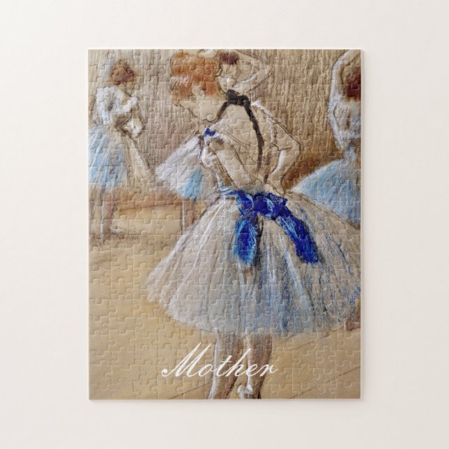 Degas Dancer With Blue Ribbon  Jigsaw Puzzle (Vertical)