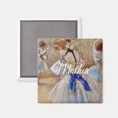 Degas Dancer With Blue Ribbon  Magnet