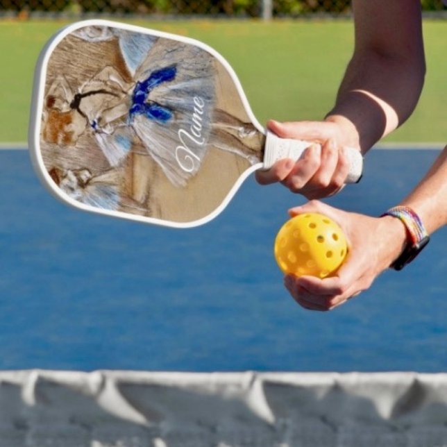 Degas Dancer With Blue Ribbon Pickleball Paddle (Serve up fun with this pickleball racket—perfect for active people. 
)