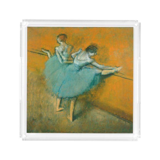 Degas Dancers at the Bar Ballet Acrylic Tray (Front)