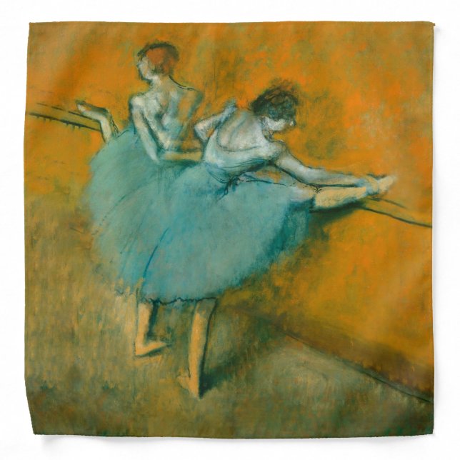 Degas Dancers at the Bar Ballet Bandana (Front)