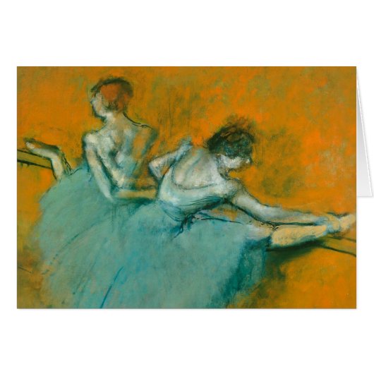 Degas Dancers at the Bar Ballet Cards (Front Horizontal)
