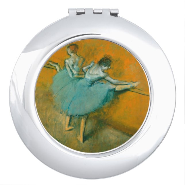 Degas Dancers at the Bar Ballet Compact Mirror (Front)