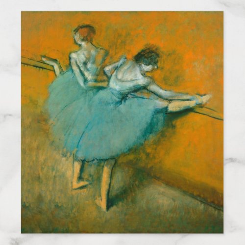 Degas Dancers at the Bar Ballet Envelope Liner