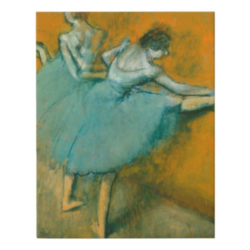 Degas Dancers at the Bar Ballet Faux Canvas Print