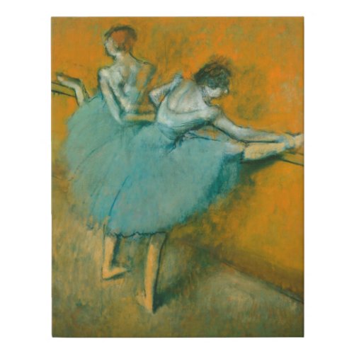 Degas Dancers at the Bar Ballet Faux Canvas Print