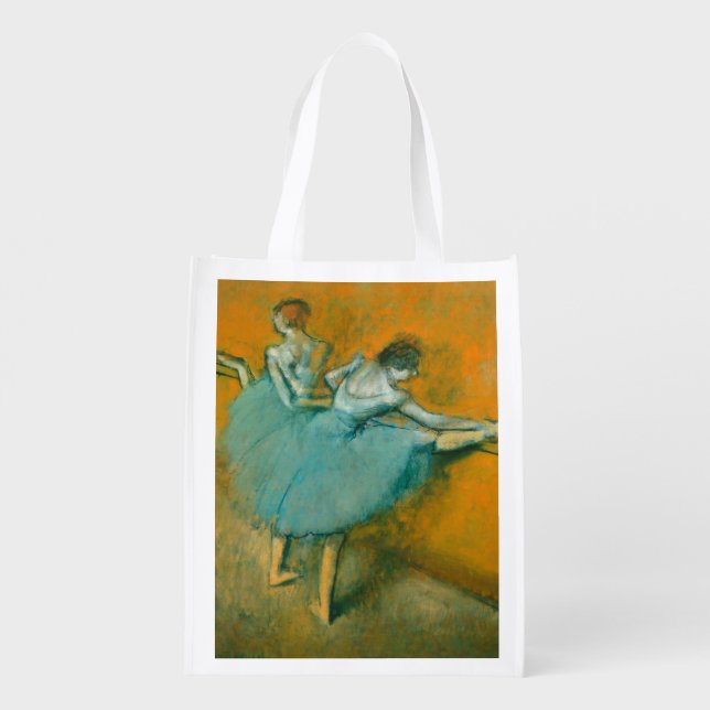 Degas Dancers at the Bar Ballet Grocery Bag (Back)