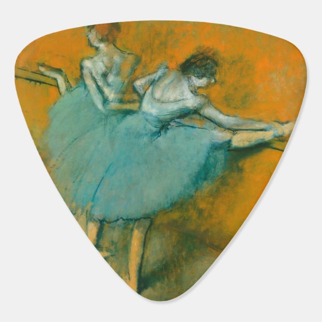Degas Dancers at the Bar Ballet Guitar Pick (Back)