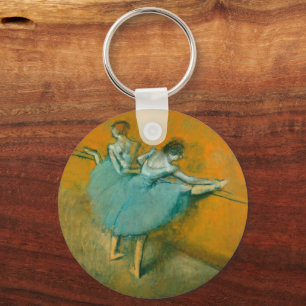 Degas Dancers at the Bar Ballet Keychain