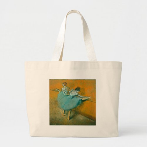 Degas Dancers at the Bar Ballet Large Tote Bag