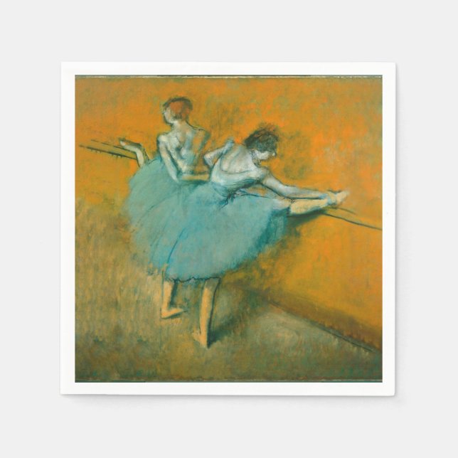 Degas Dancers at the Bar Ballet Napkins (Front)