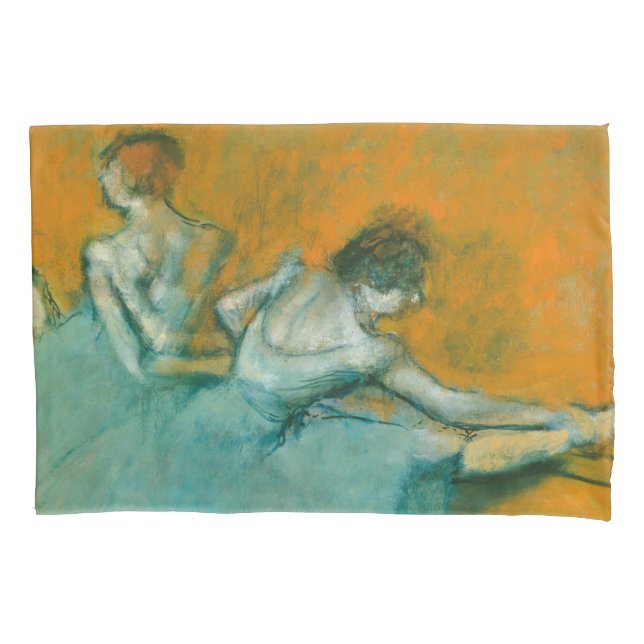 Degas Dancers at the Bar Ballet Pillow Case (Front)