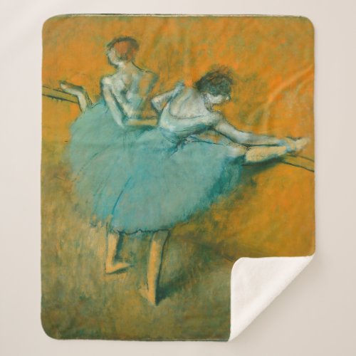Degas Dancers at the Bar Ballet Sherpa Blanket