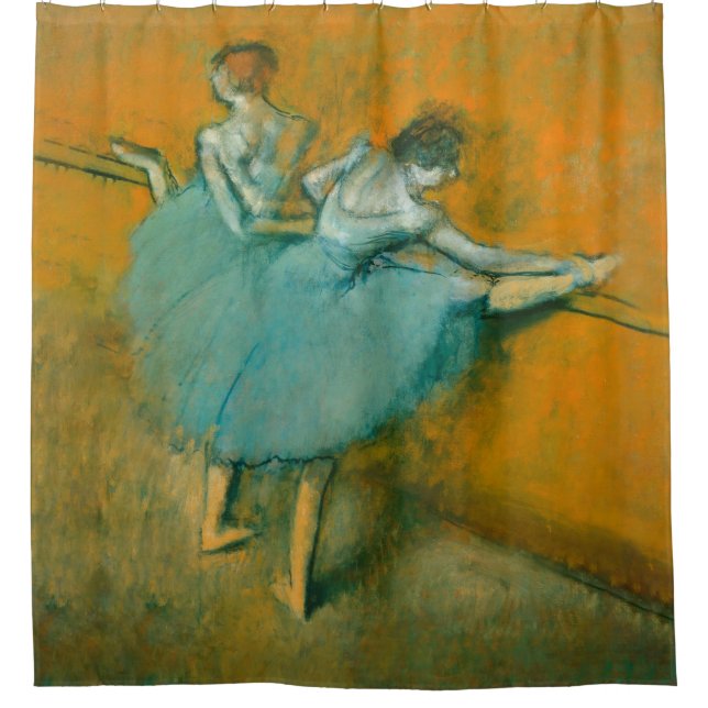 Degas Dancers at the Bar Ballet Shower Curtain (Front)