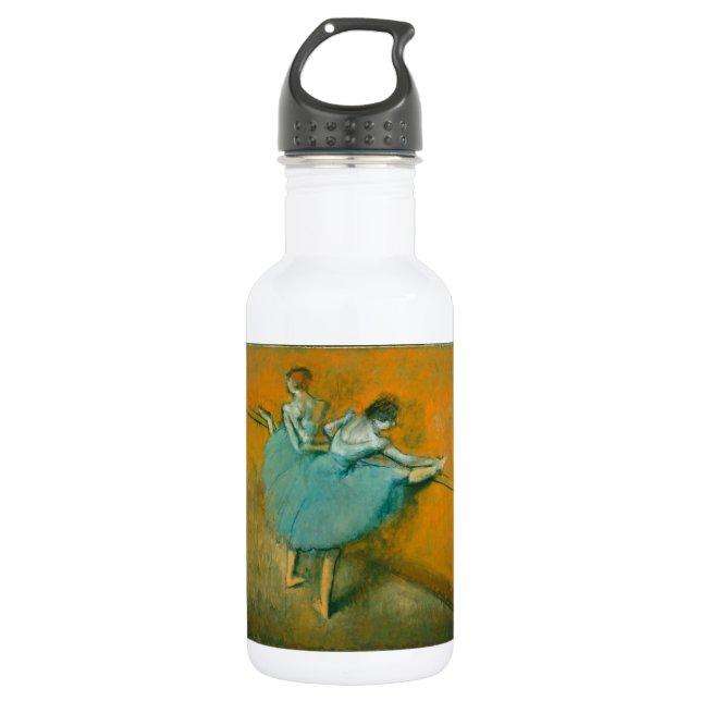 Degas Dancers at the Bar Ballet Stainless Steel Water Bottle (Front)