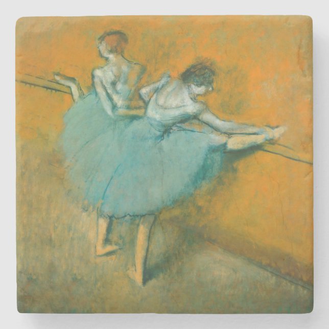 Degas Dancers at the Bar Ballet Stone Coaster (Front)
