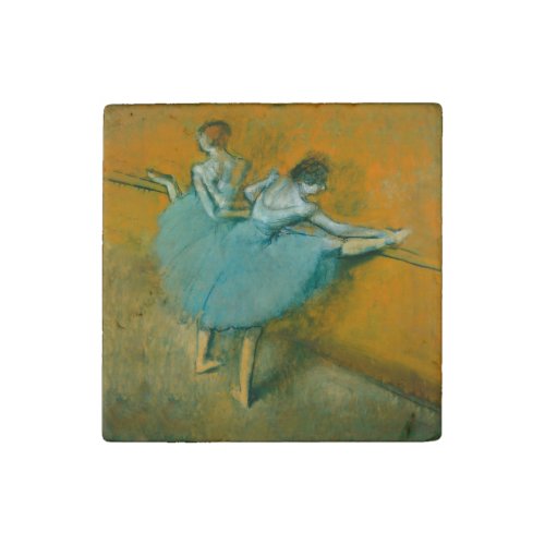 Degas Dancers at the Bar Ballet Stone Magnet