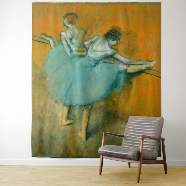 Degas Dancers at the Bar Ballet Tapestry (In Situ)