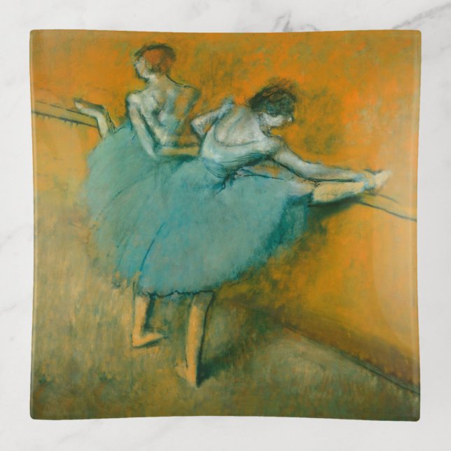 Degas Dancers at the Bar Ballet Trinket Tray (Front)