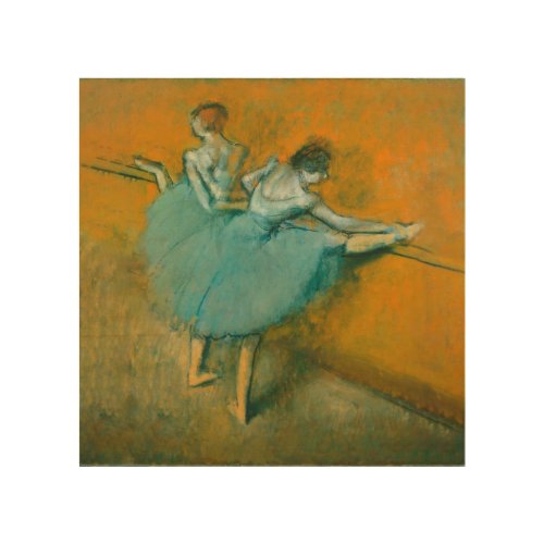 Degas Dancers at the Bar Ballet Wood Wall Art